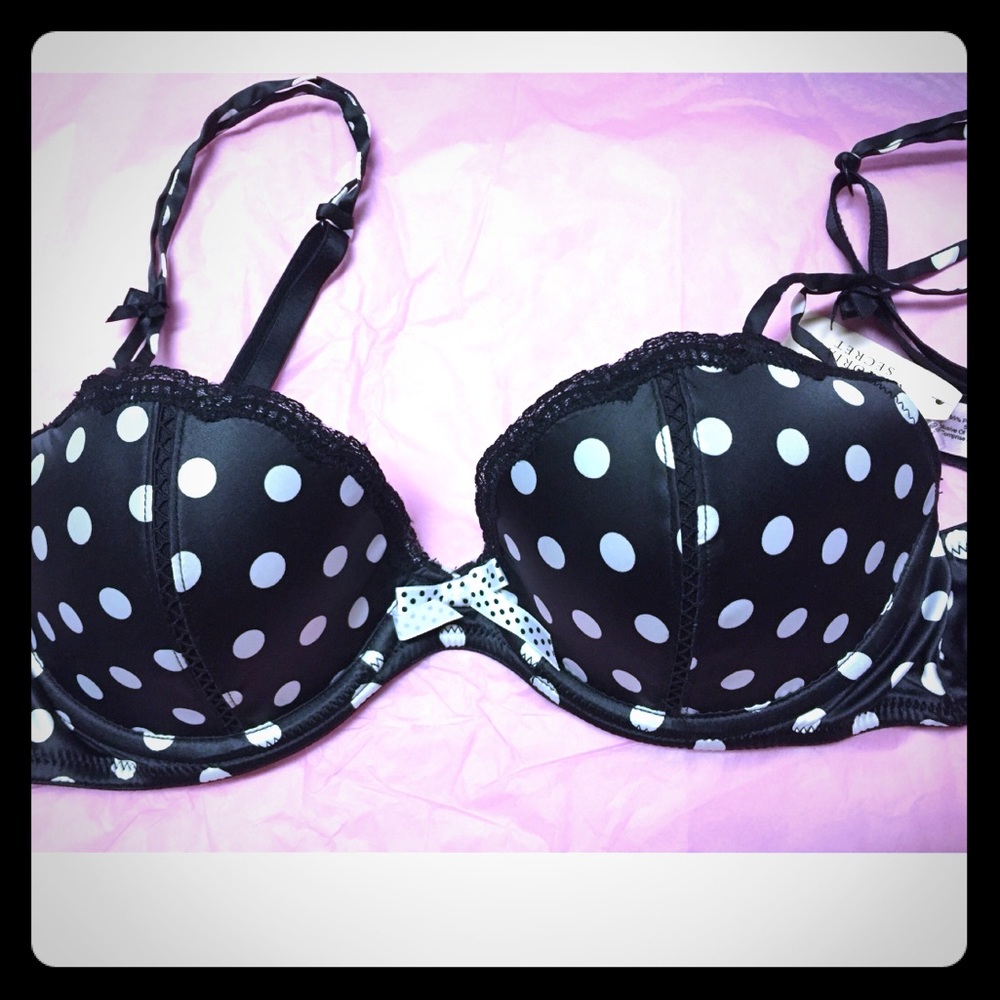 Polka dot bra